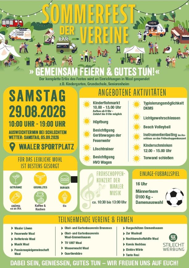 Sommerfest Flyer